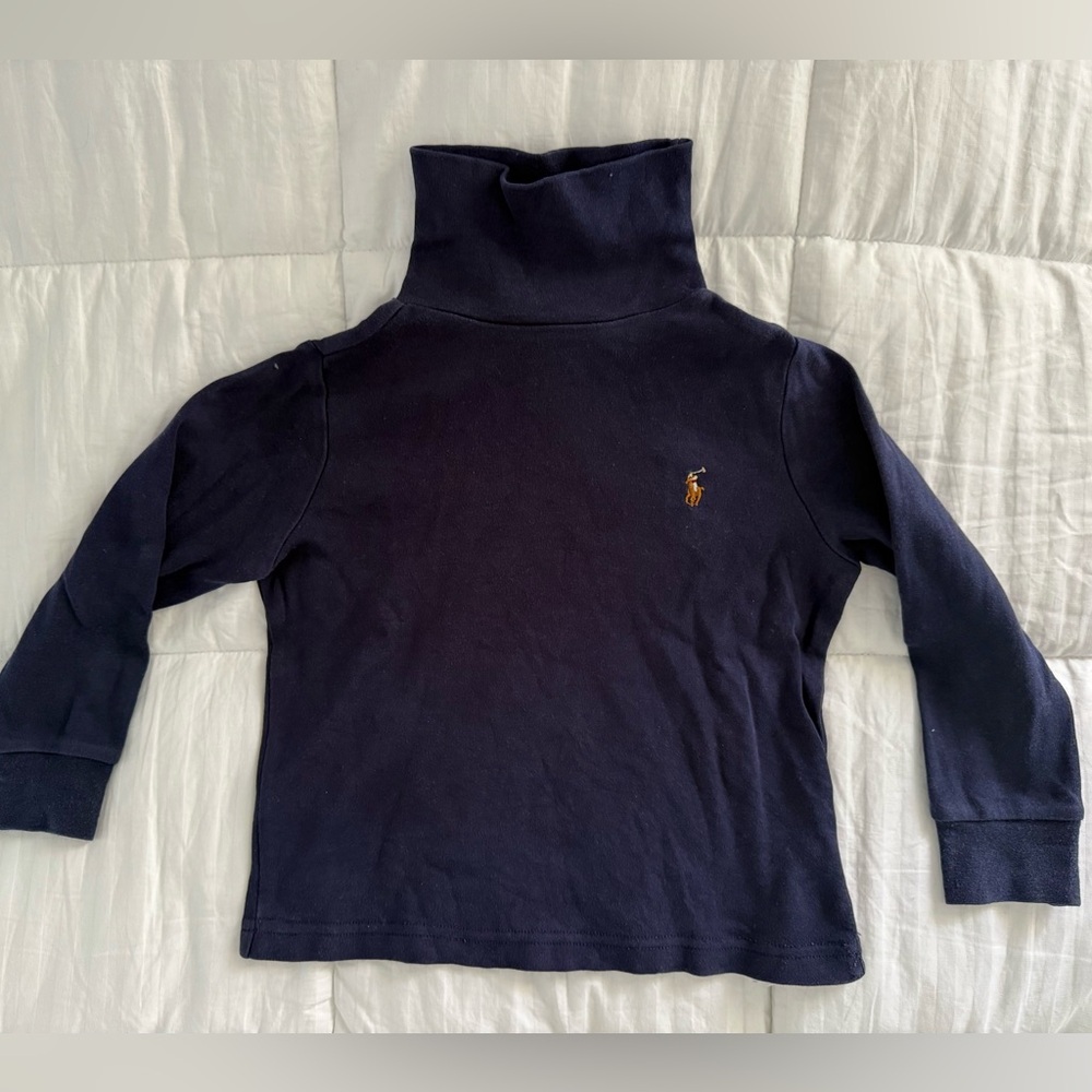 Polo by Ralph Lauren Blue Turtleneck Sweater
